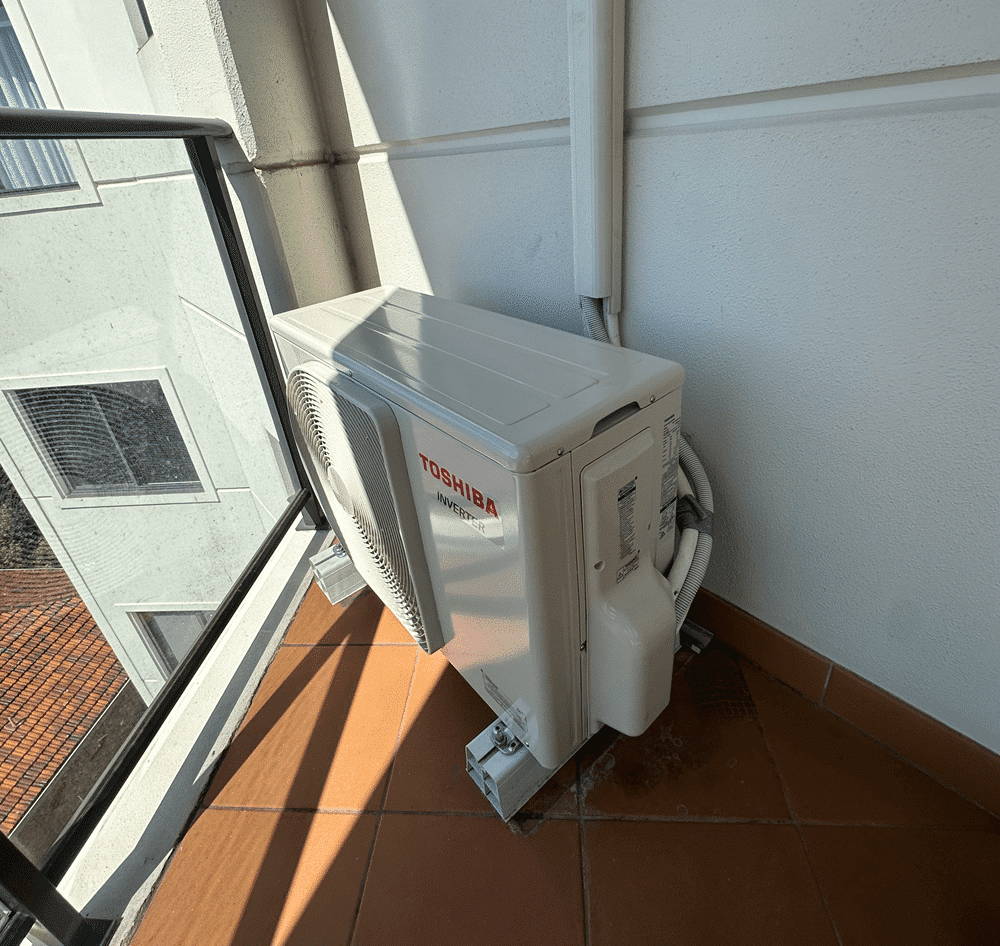 Outdoor Air Conditioning Compressor Installed by Perth Technician