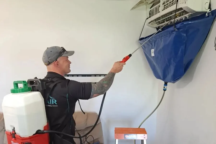 split system aircon service